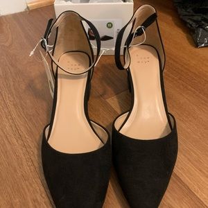 A New Day Natalia Black Heels, size 11